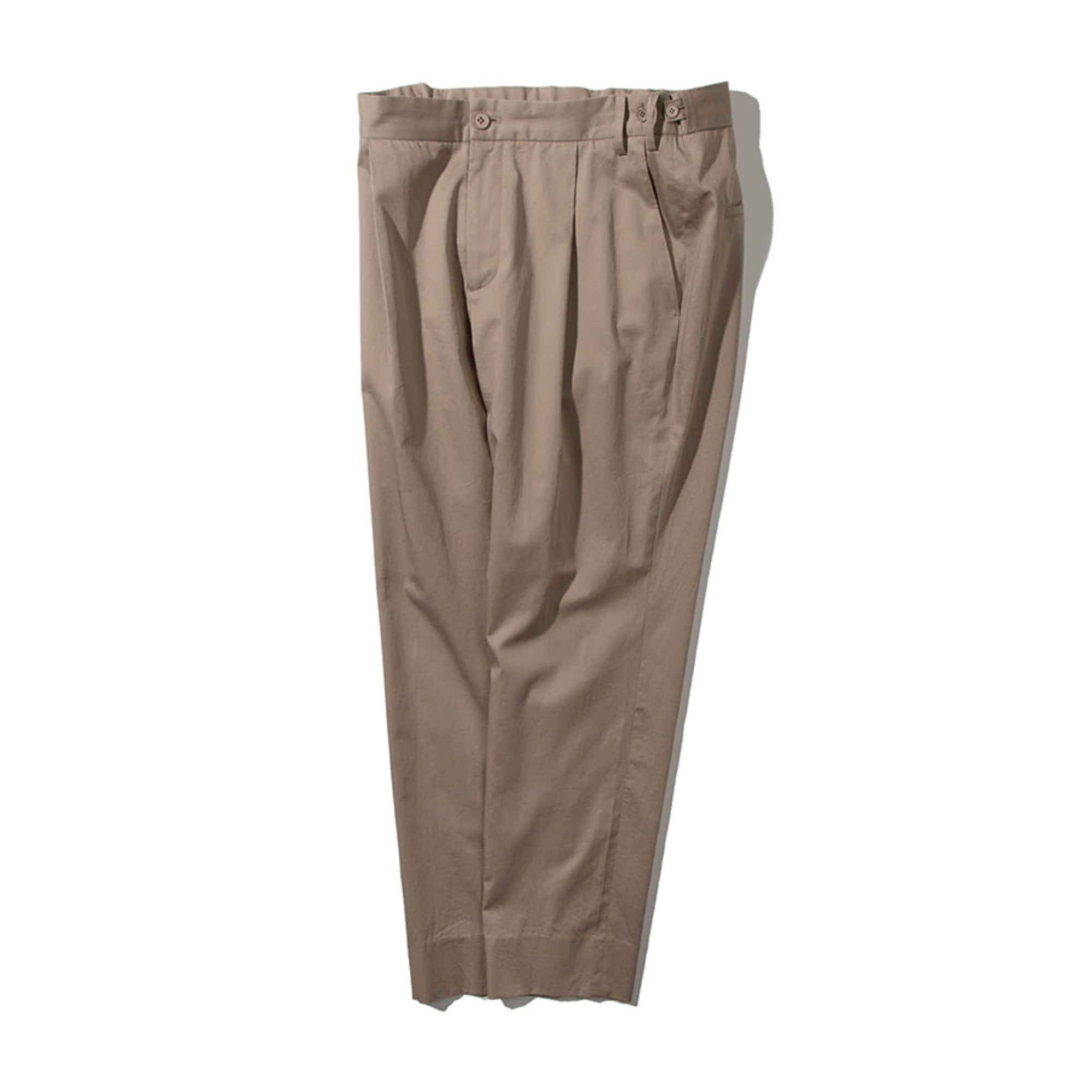 301A-3 TAILORED SATIN PANTS (BEIGE)