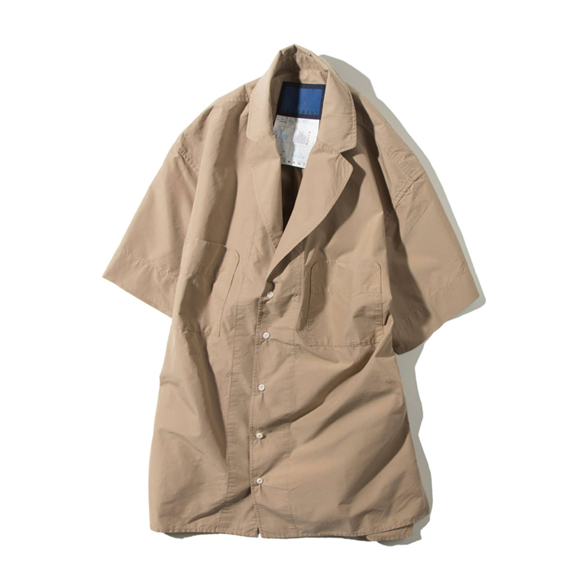 THE DOCUMENT MILITARY SHIRT (BEIGE)