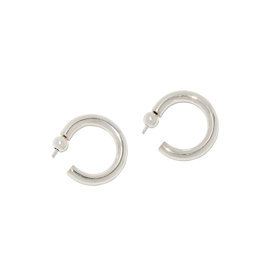 SMALL EVERYDAY HOOPS (SILVER)