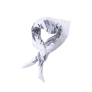 401-1 WAVE OF SOUTHSEA SCARF (WHITE)