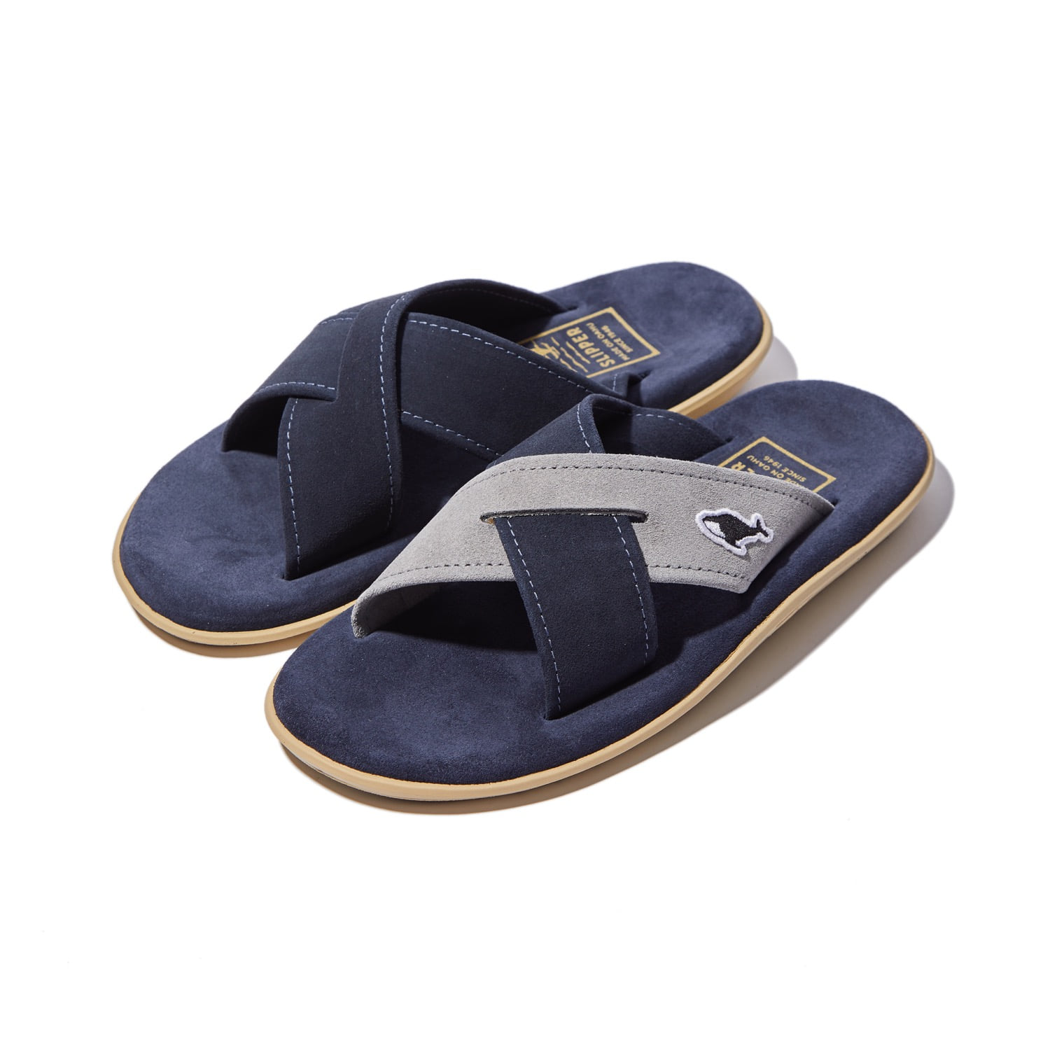 NT223/SUEDE (GRAY/NAVY)