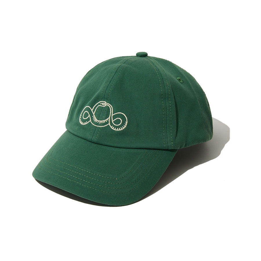 SNAKE EMBRIODERED CAP (GREEN)