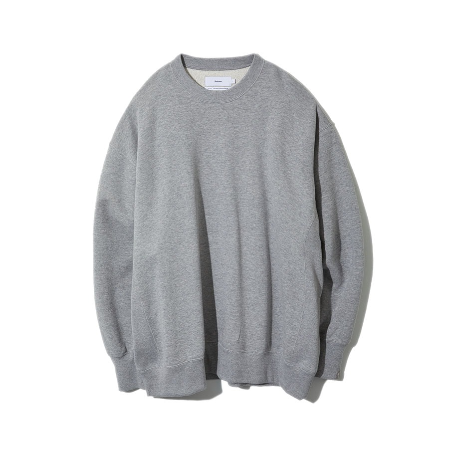 LOOPWHEELER FOR GRAPHPAPER CLASSIC CREW NECK SWEAT (H.GRAY)
