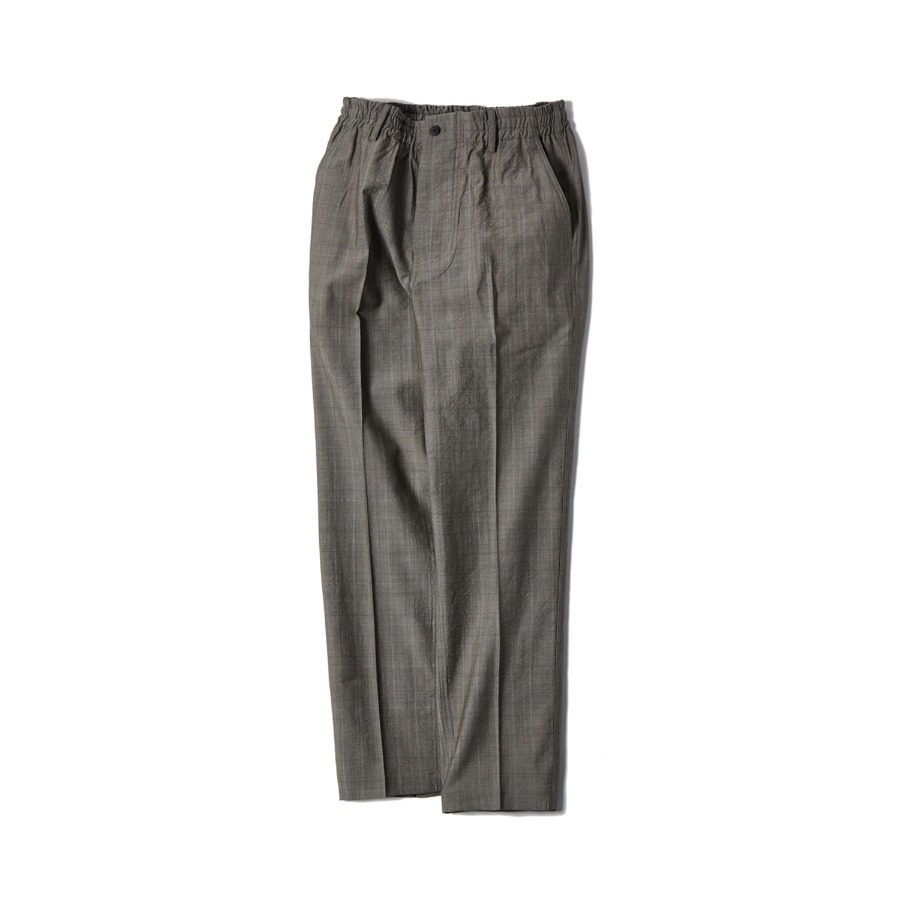 WOOL EASY TROUSERS (CHECK)