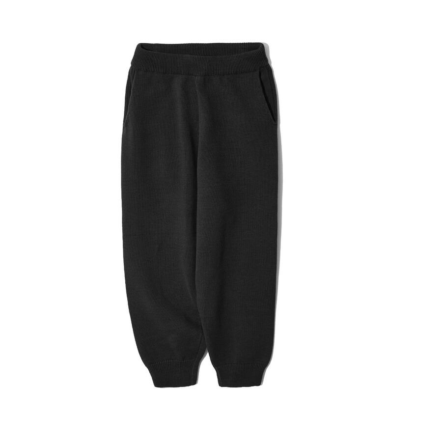 OVERSIZED KNITTED PANTS (BLACK)
