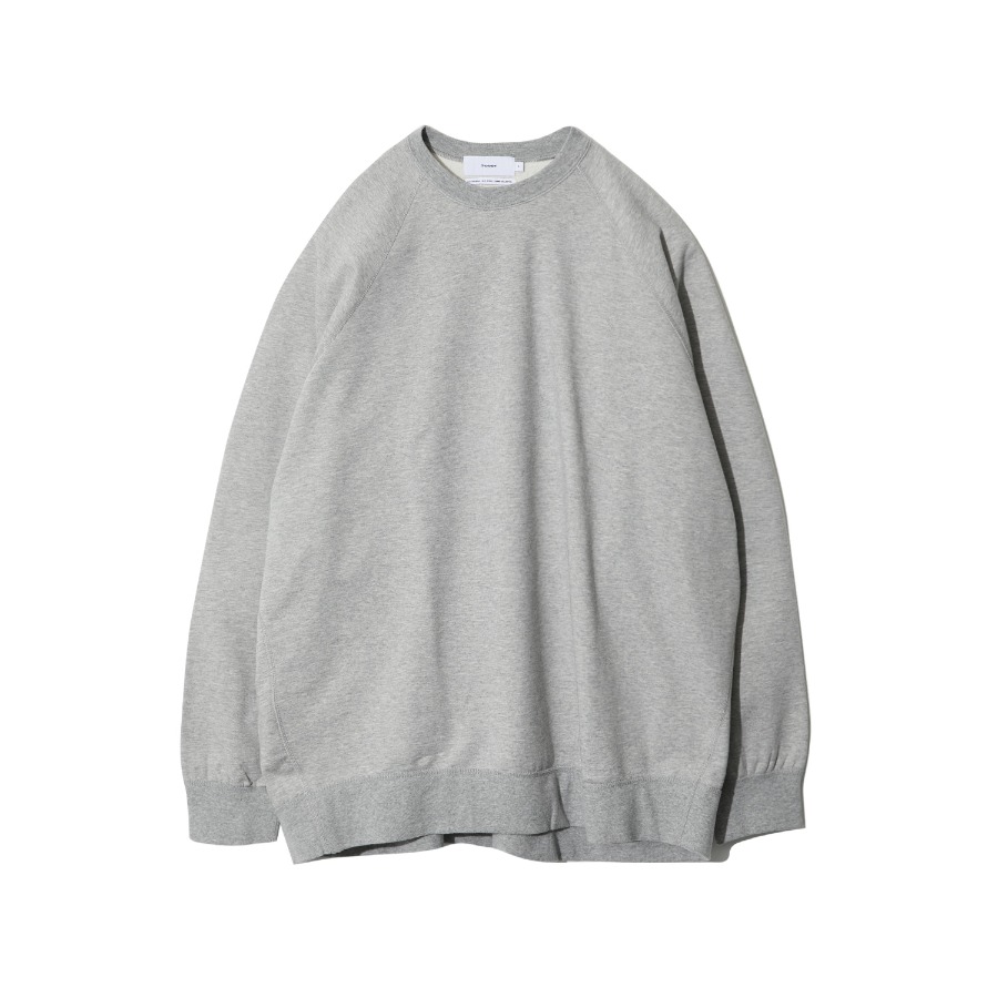 ULTRA COMPACT TERRY CREW NECK SWEATER (H.GRAY)