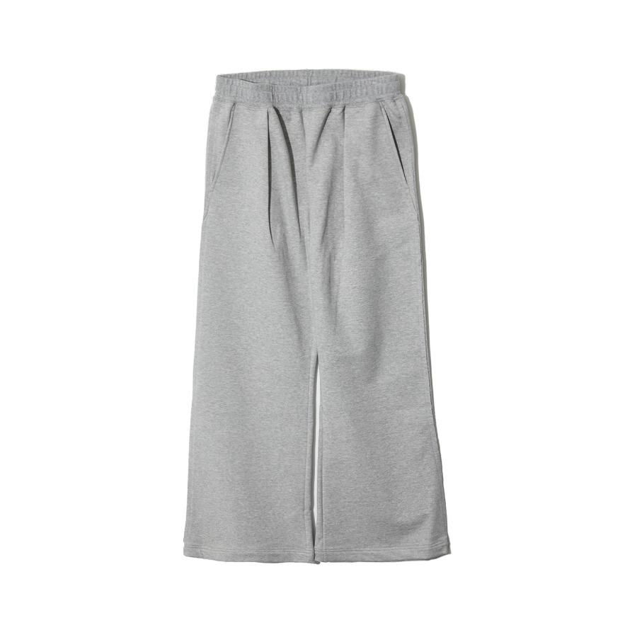 ULTRA COMPACT TERRY FLARE PANTS (H.GRAY)