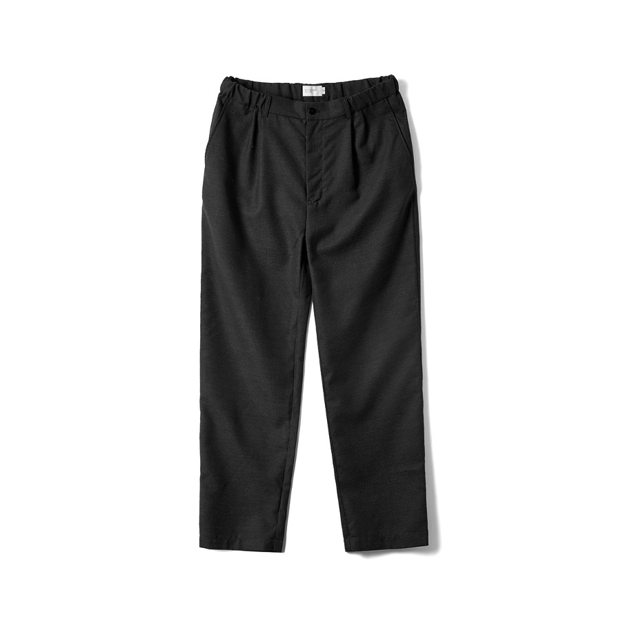 RELAXED WOOL PANTS (CHARCOAL)