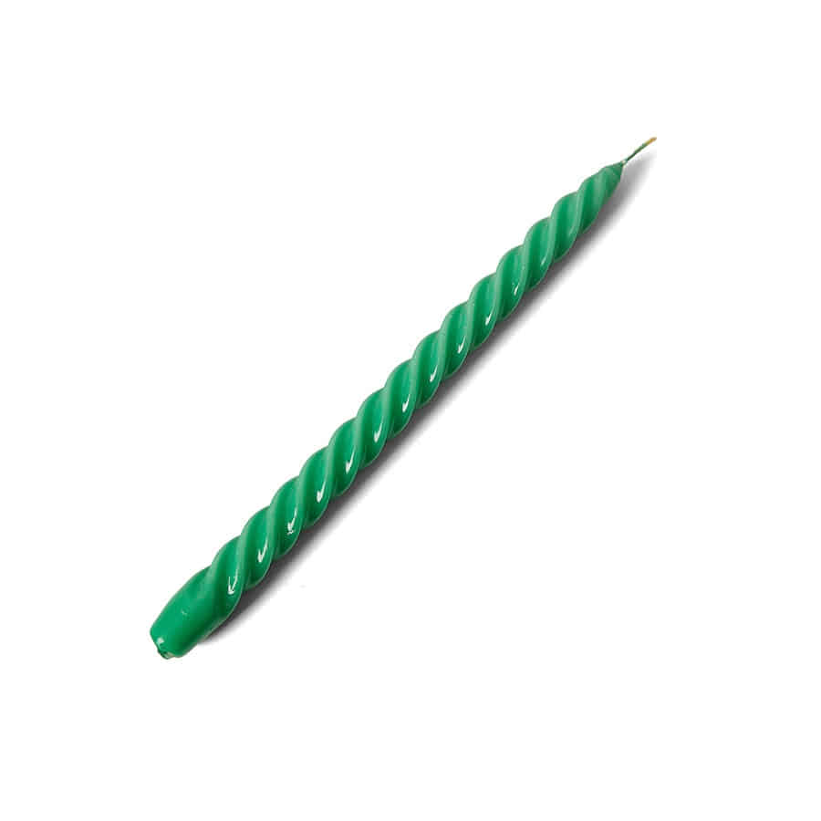 CANDLE TWIST LONG (GREEN)