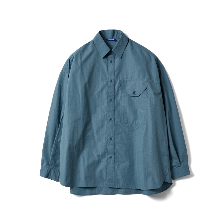 ENGINEER L/S SHIRT (FADED BLUE)