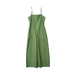 WASHED FINX TWILL JUMPSUIT (GREEN)