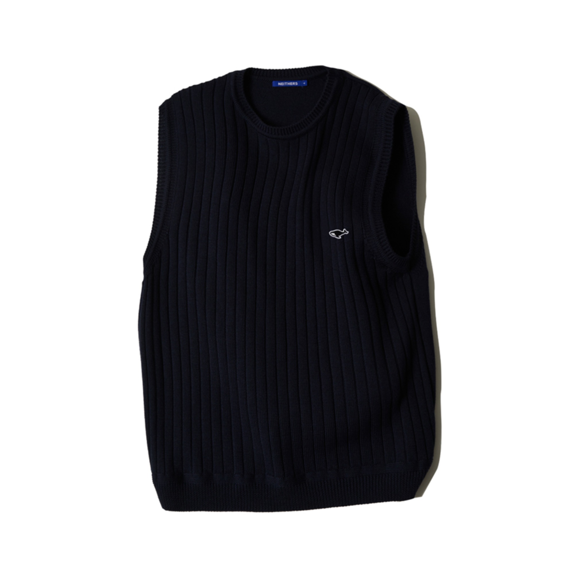 D5003-2 S KNITTED VEST (NAVY)