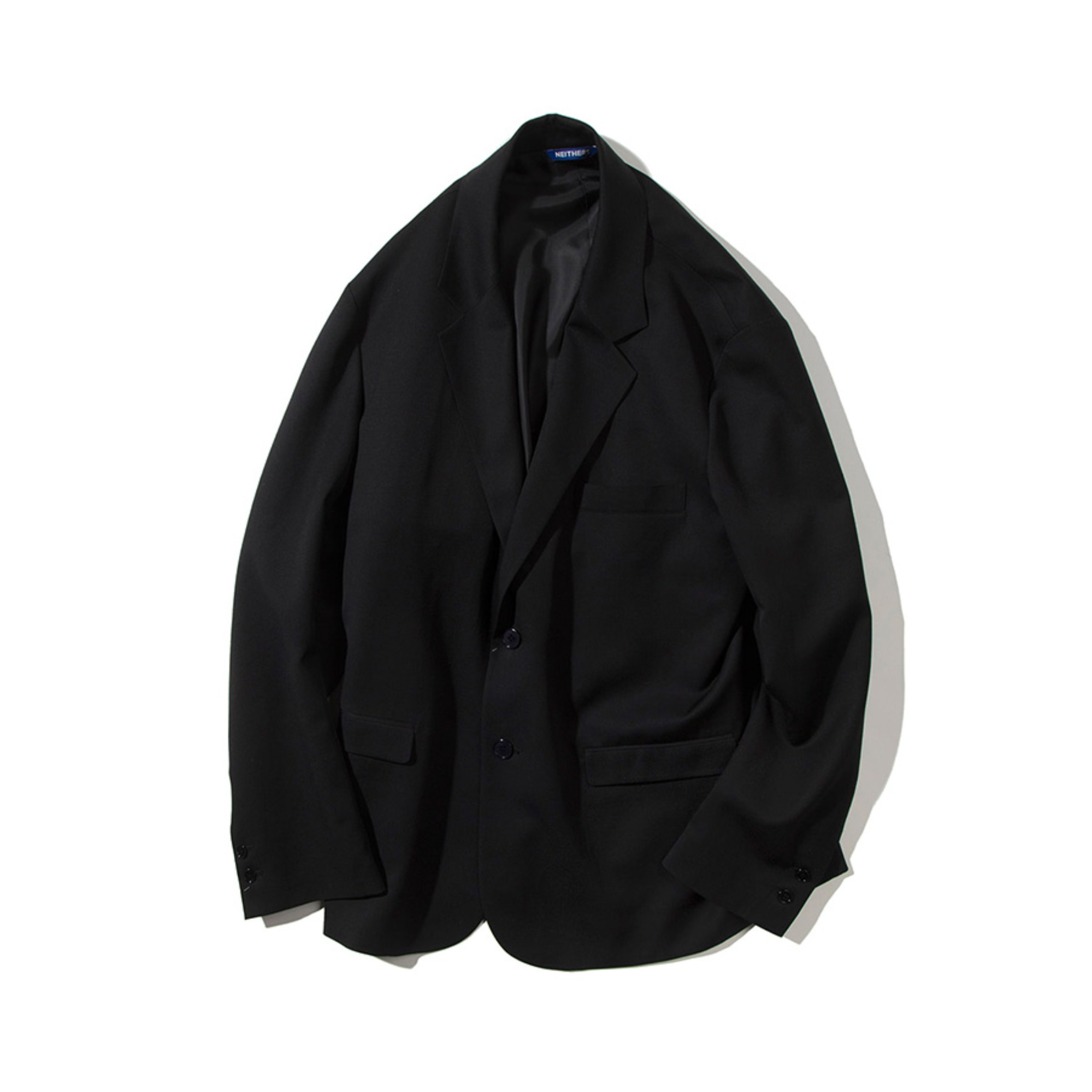 101A-1 TAILORED WOOL JACKET (BLACK)