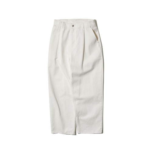 RELAXED TWILL PANTS (OFF WHITE)