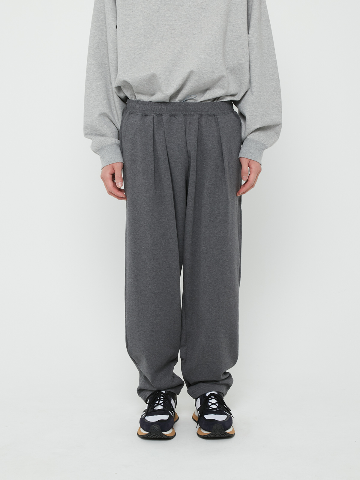ULTRA COMPACT TERRY SWEAT PANTS (H.CHARCOAL)