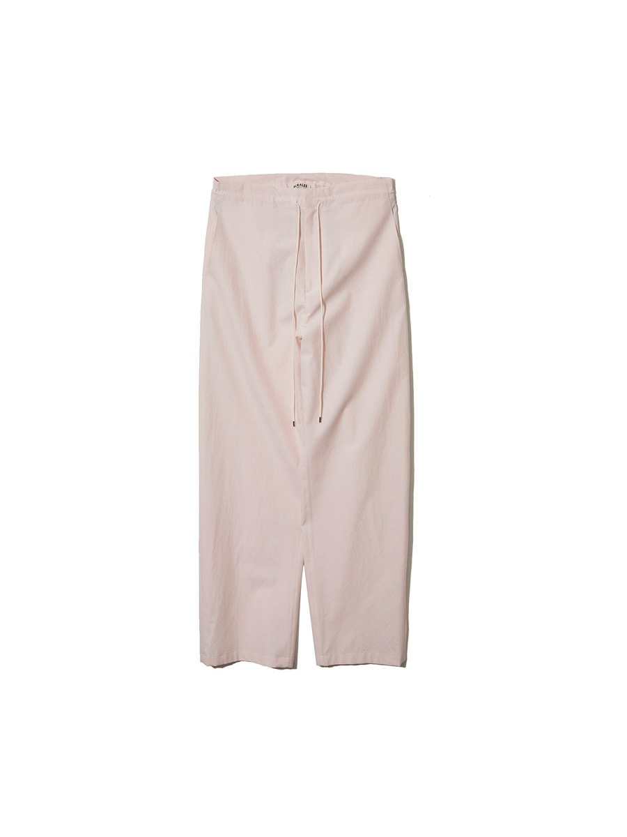 WASHED FINX TWILL EASY WIDE PANTS (LIGHT PINK)